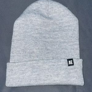 grey american eagle beanie